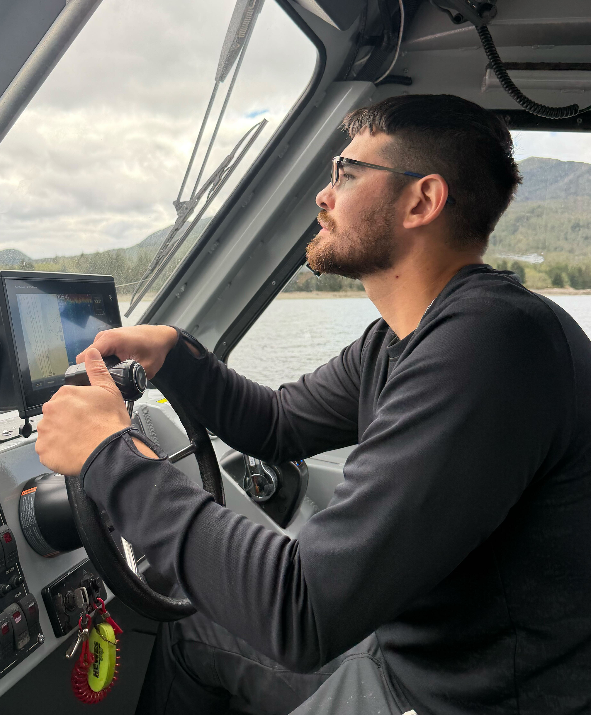 Captain Moses Alaska Native deckhand Alaska King Charter